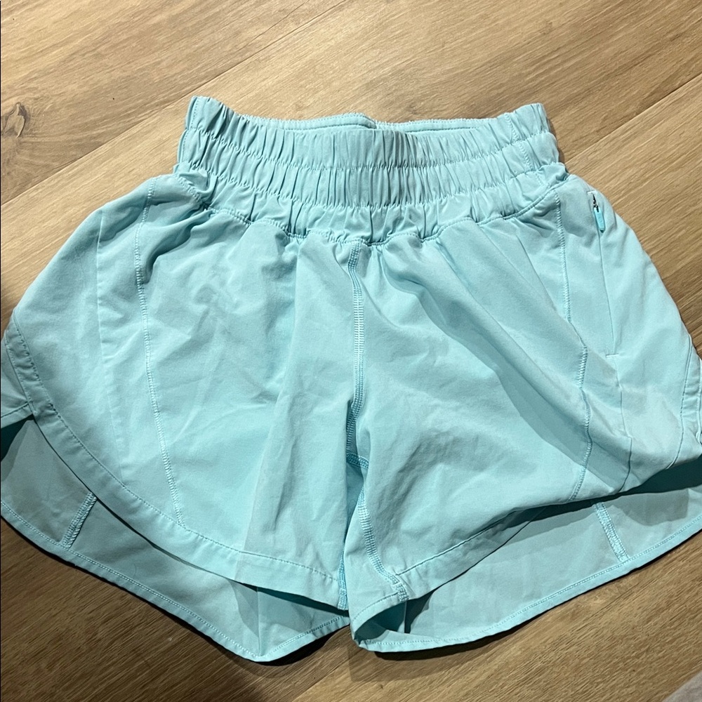 lululemon athletica Light Blue Athletic Shorts